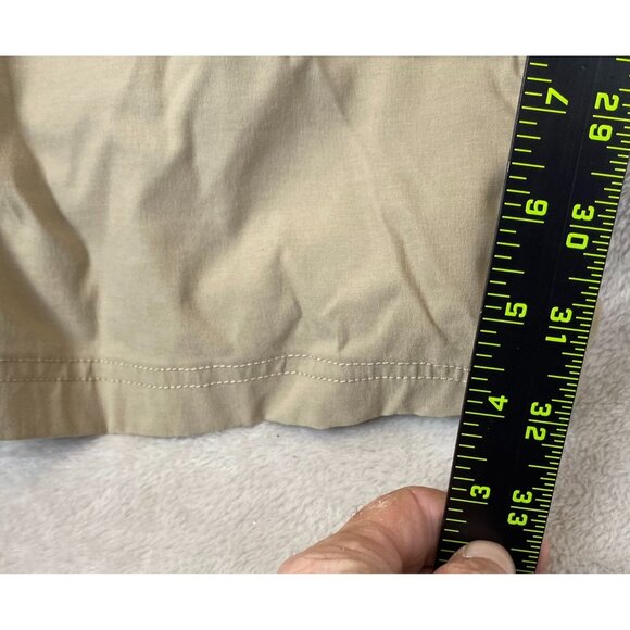 Duluth Trading Co Mens Cargo Pants XL Khaki Flat Front Straight Outdoors Hiking - Picture 3 of 10
